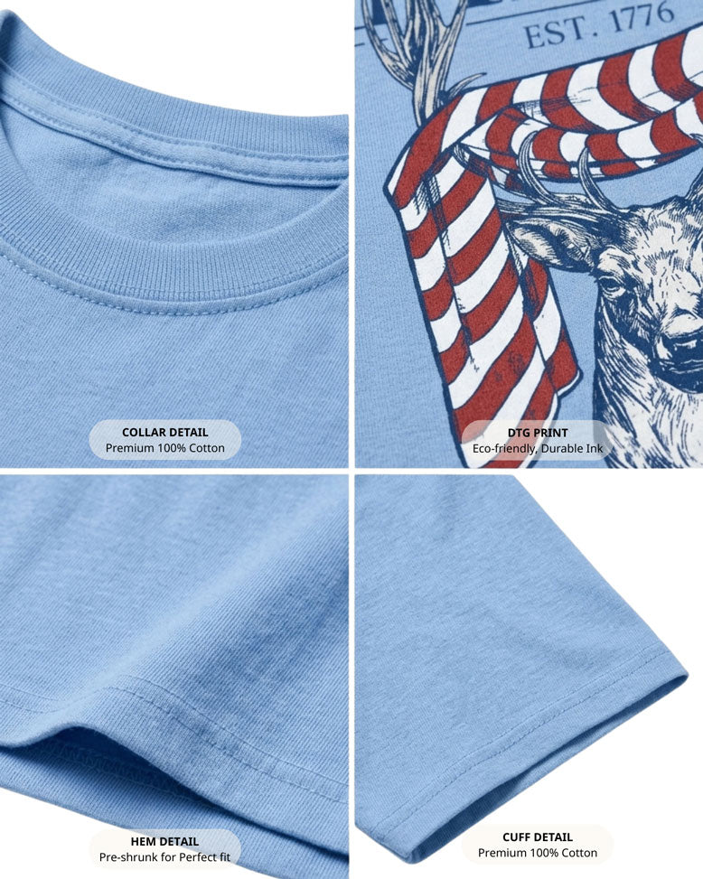 America 250th Anniversary Deer T-shirt