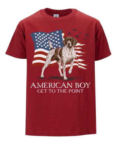 American Boy German Shorthaired Pointer T-shirt