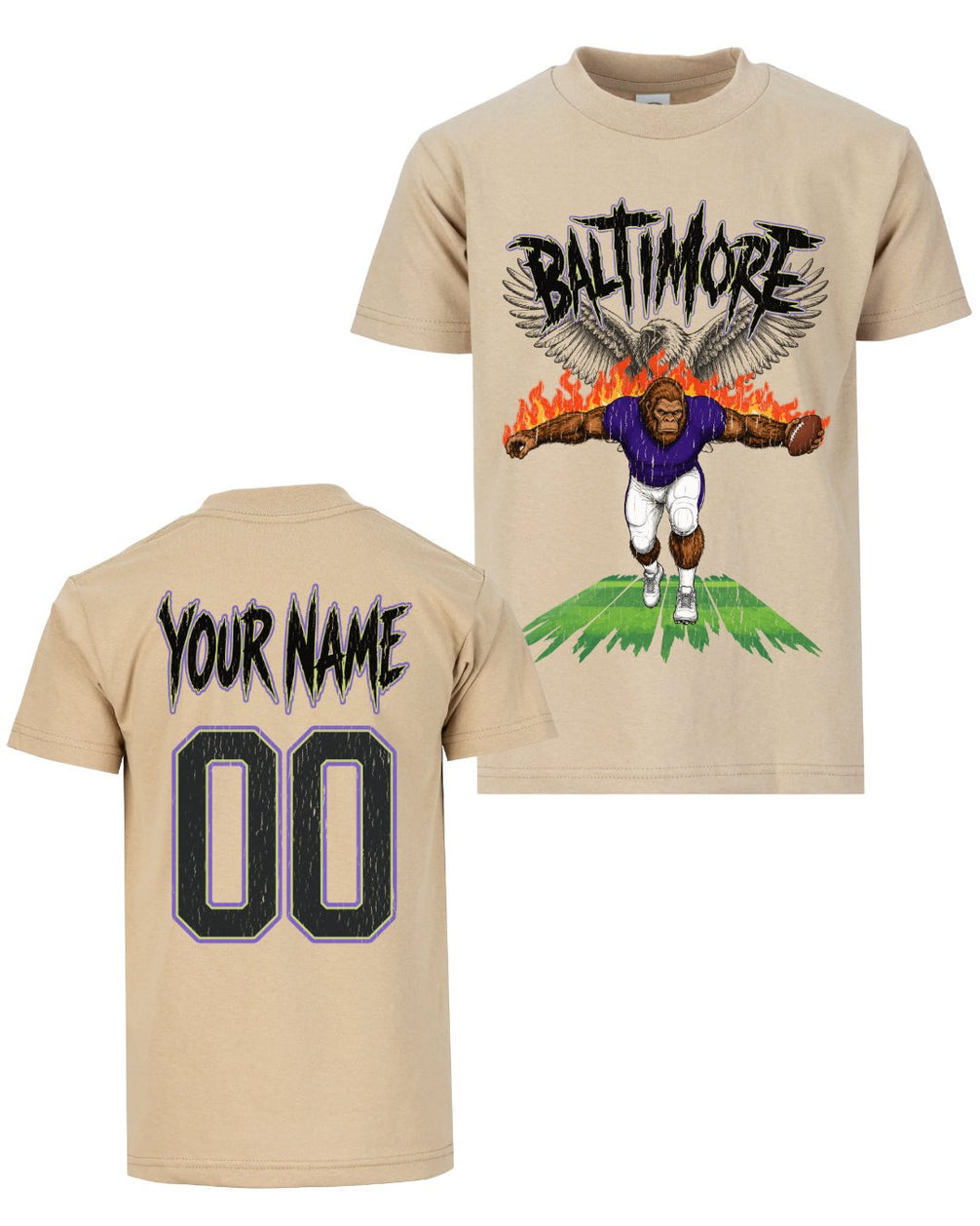 Personalized Baltimore Phantom Inferno Football T-shirt