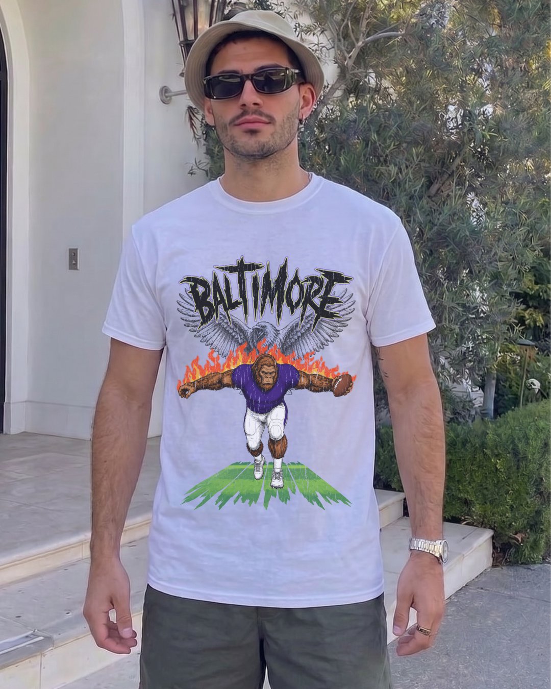Baltimore Phantom Inferno Football T-shirt