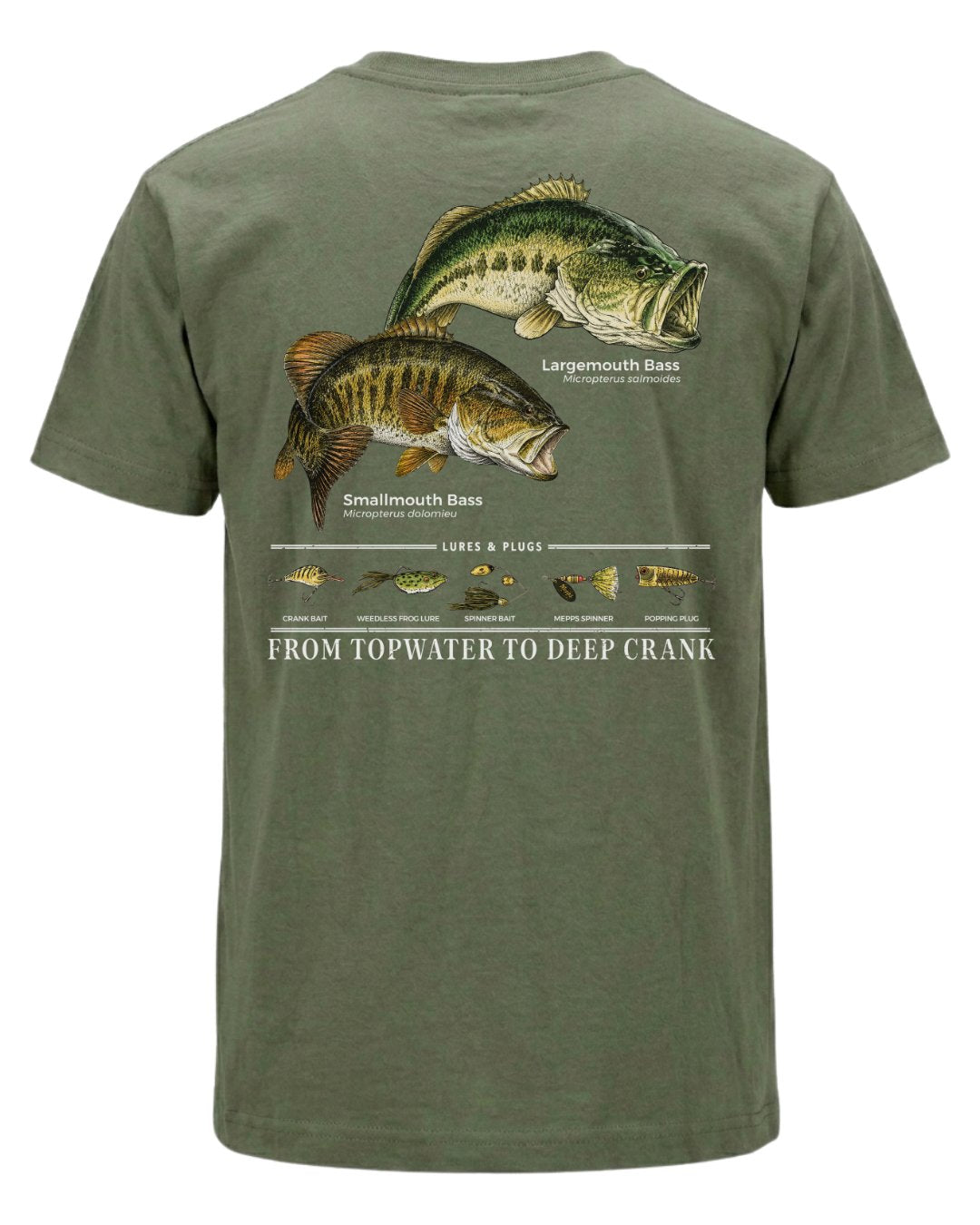 Bass Fishing Lures & Plugs T-shirt