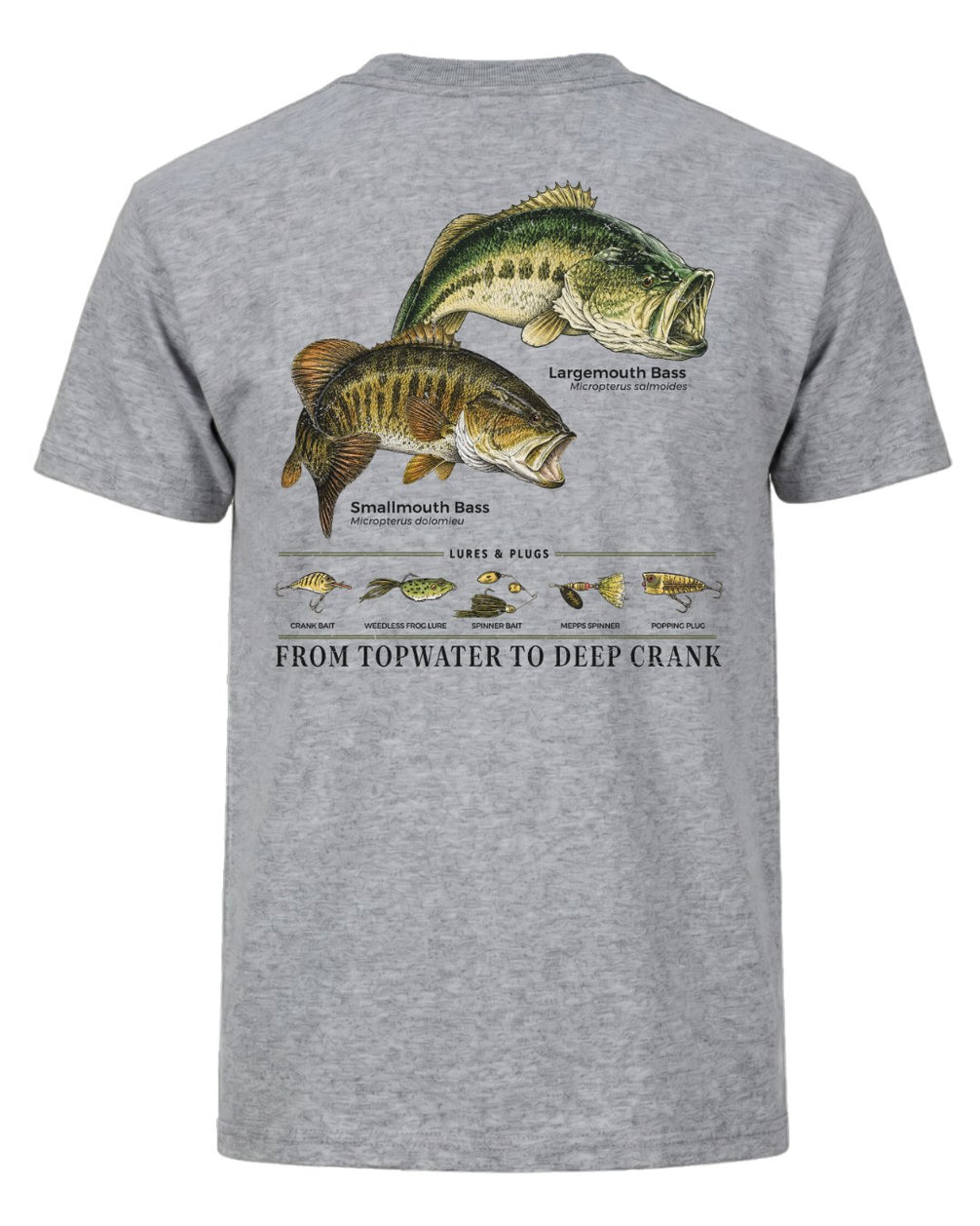 Bass Fishing Lures & Plugs T-shirt