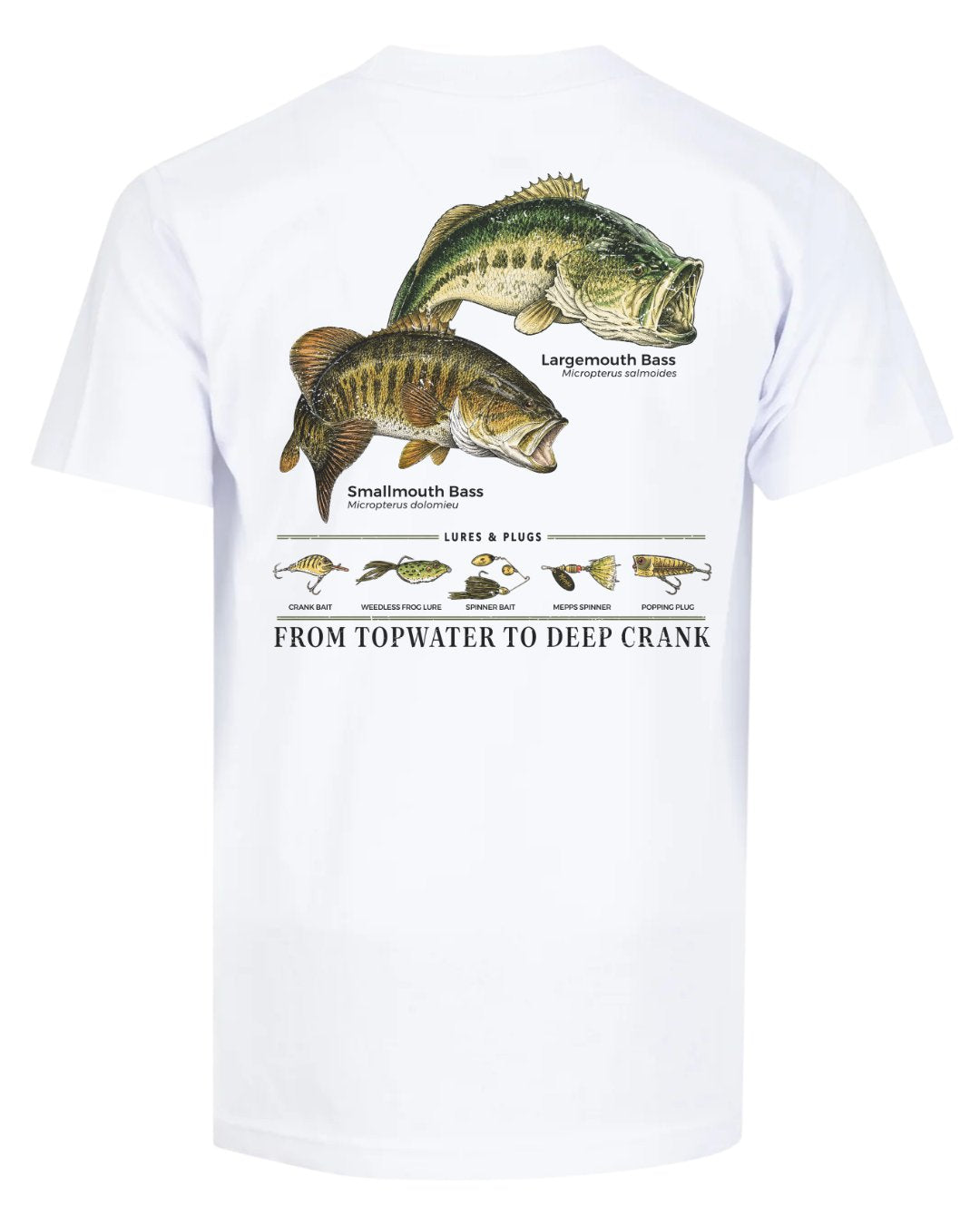 Bass Fishing Lures & Plugs T-shirt