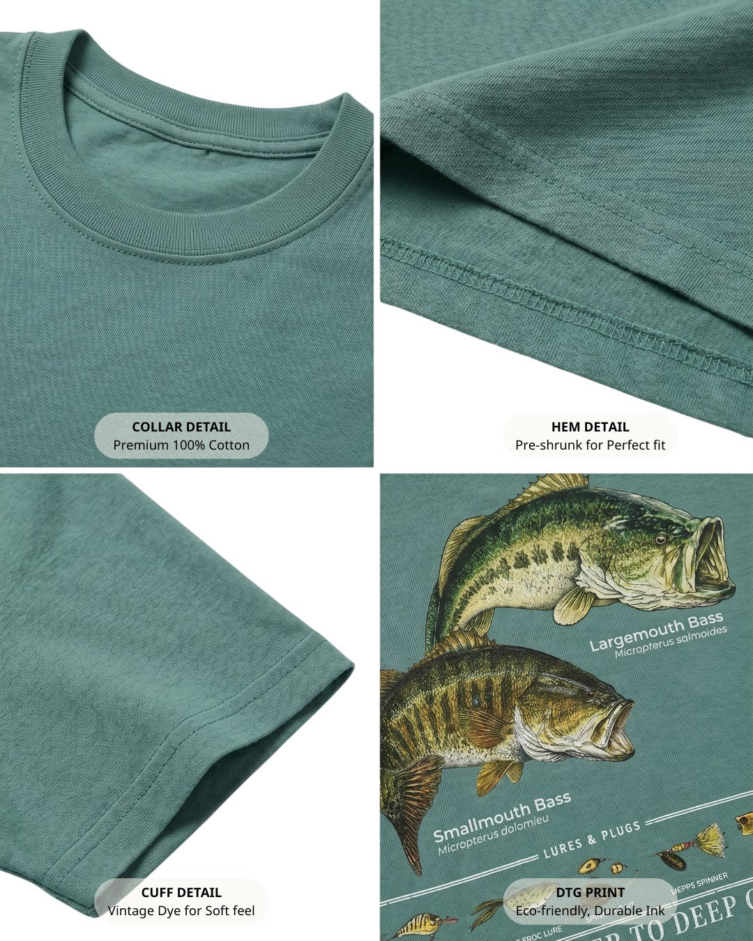 Bass Fishing Lures & Plugs T-shirt