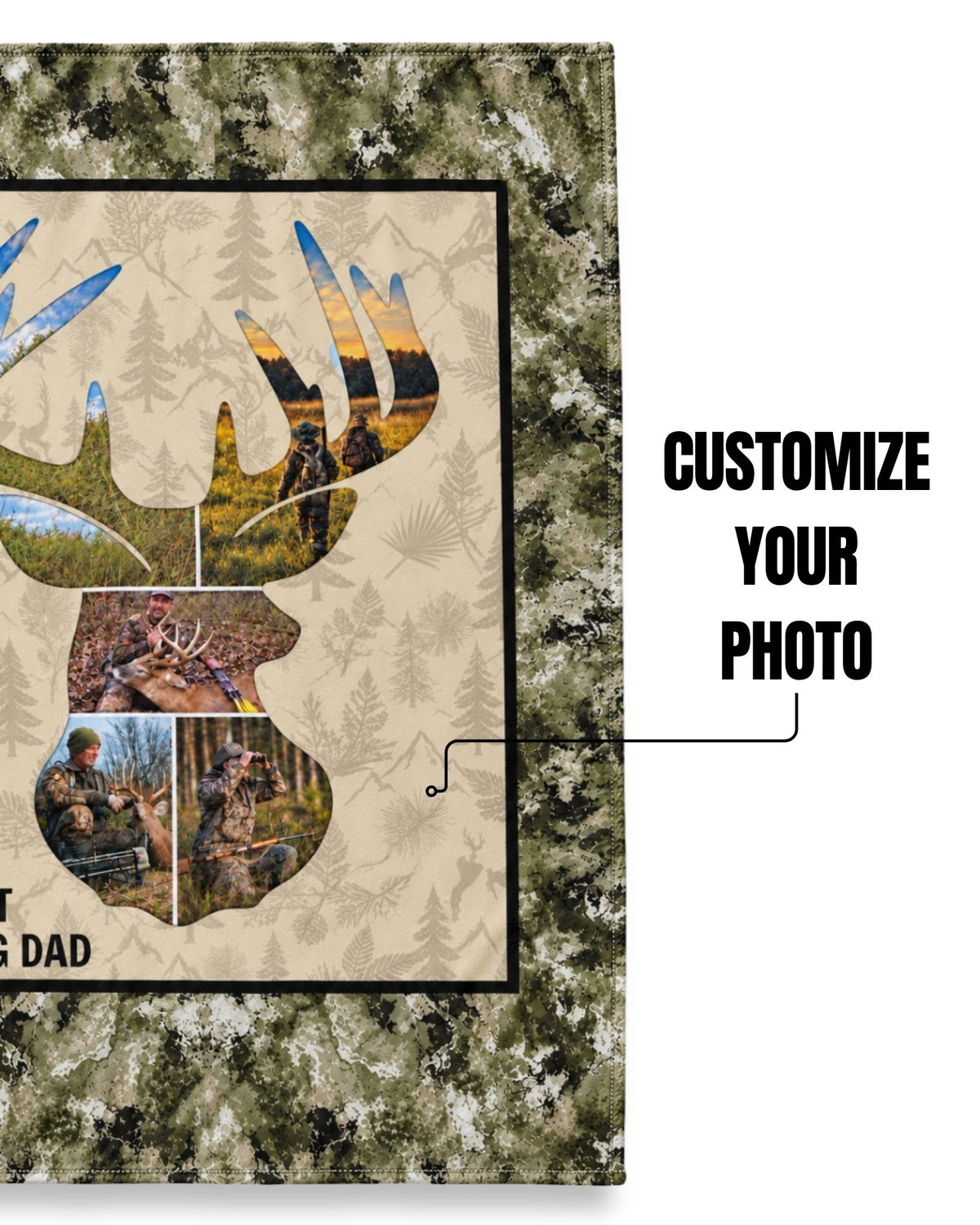 Best Bucking Dad Ever Smooth Fleece Blanket (2).jpg
