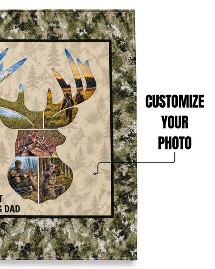 Best Bucking Dad Ever Smooth Fleece Blanket (2).jpg