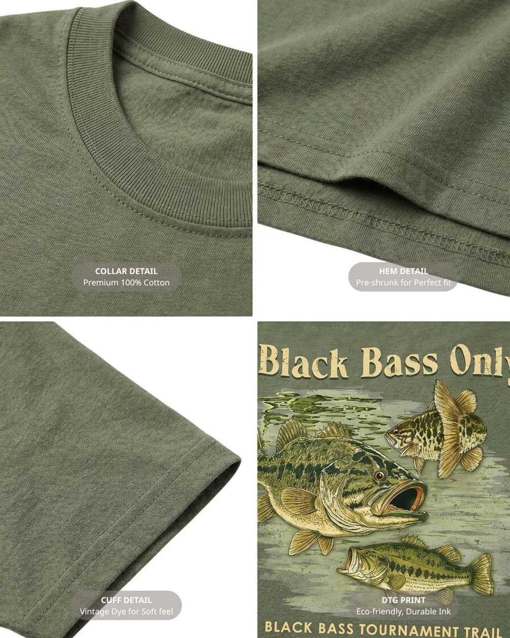 Black Bass Tournament Trail T-shirt