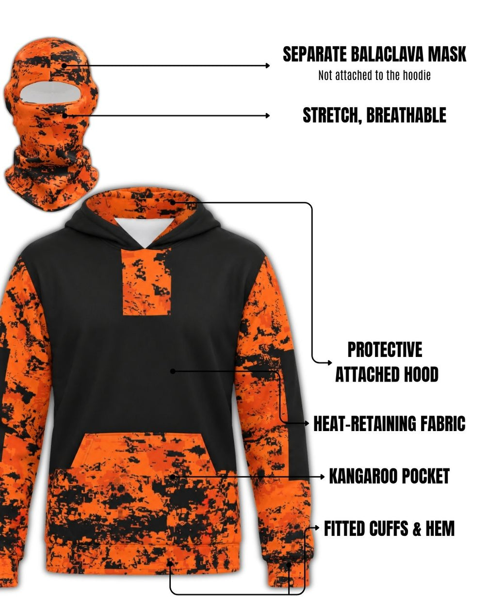 Blaze Blindigital Camo Balaclava Hoodie