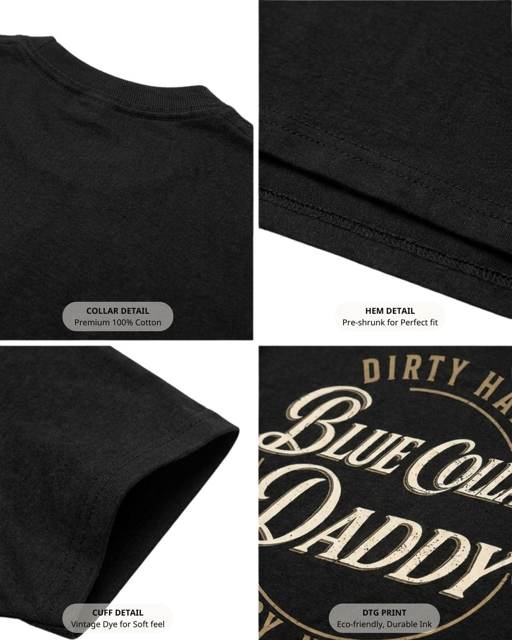 Blue Collar Daddy T-shirt