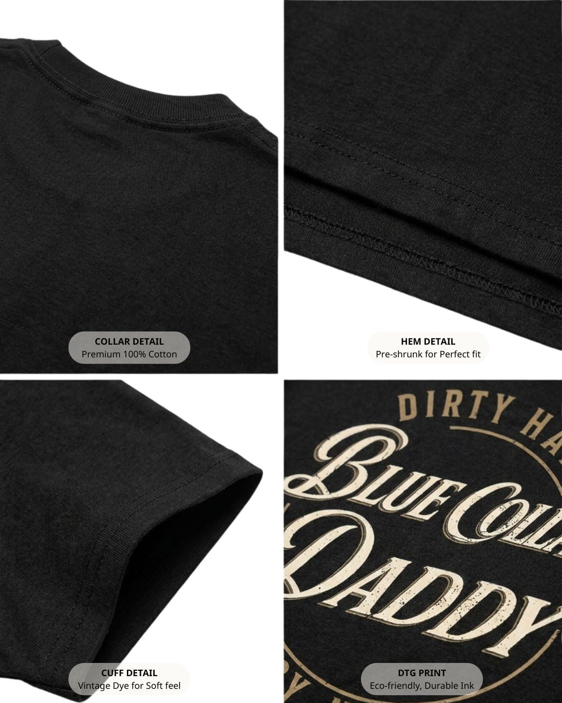 Blue Collar Daddy T-shirt