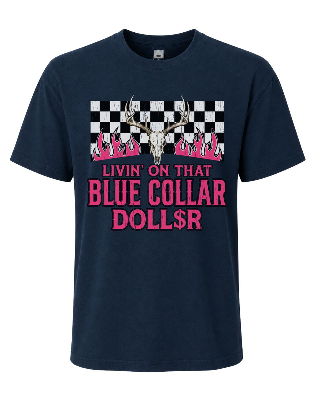 Blue Collar Dollar Couple Country Vibe T-shirt