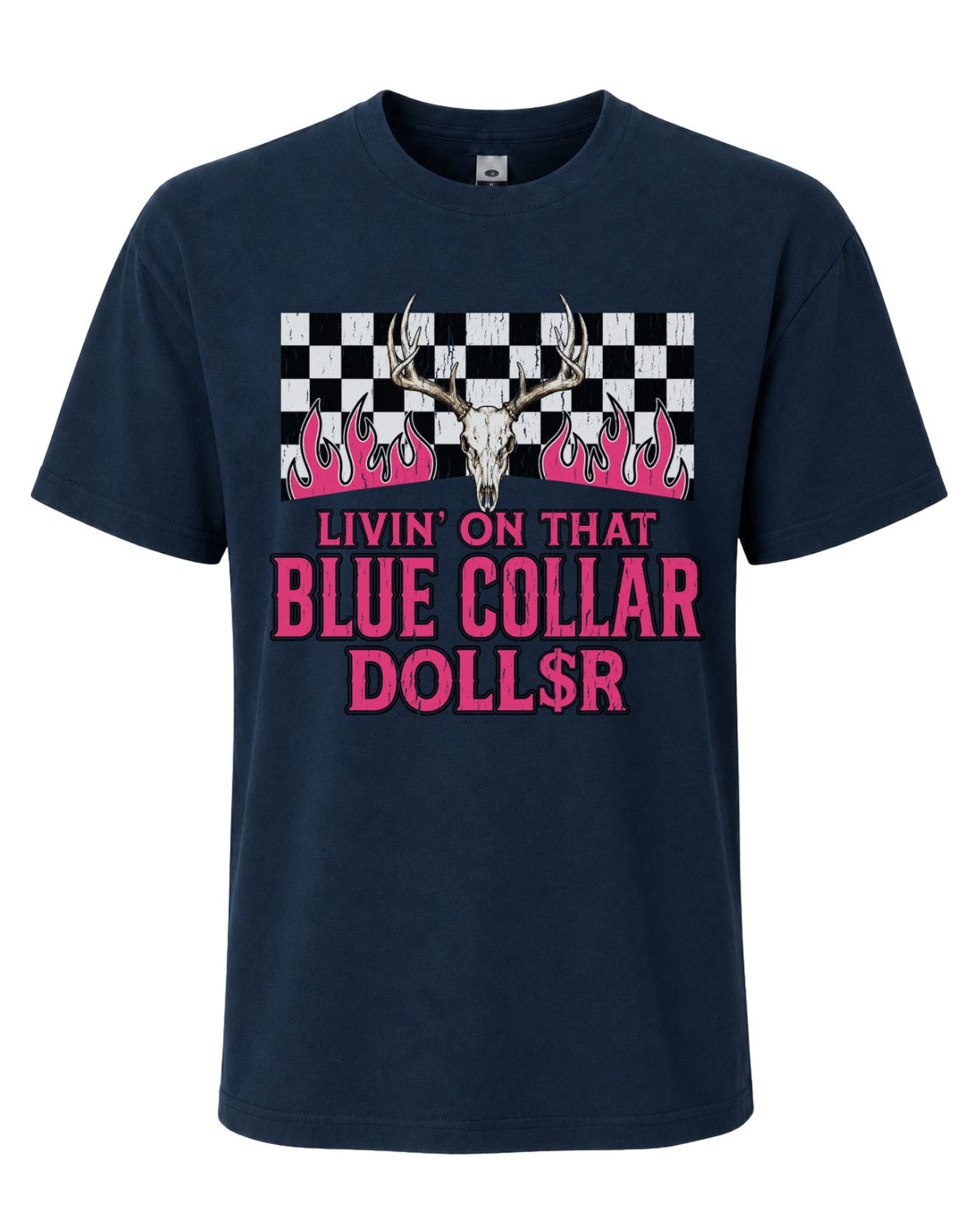 Blue Collar Dollar Couple Country Vibe T-shirt
