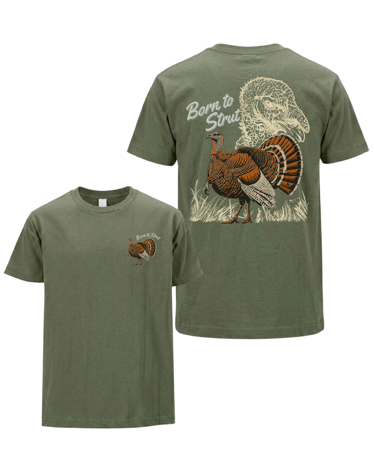 Born To Strut Turkey T-shirt