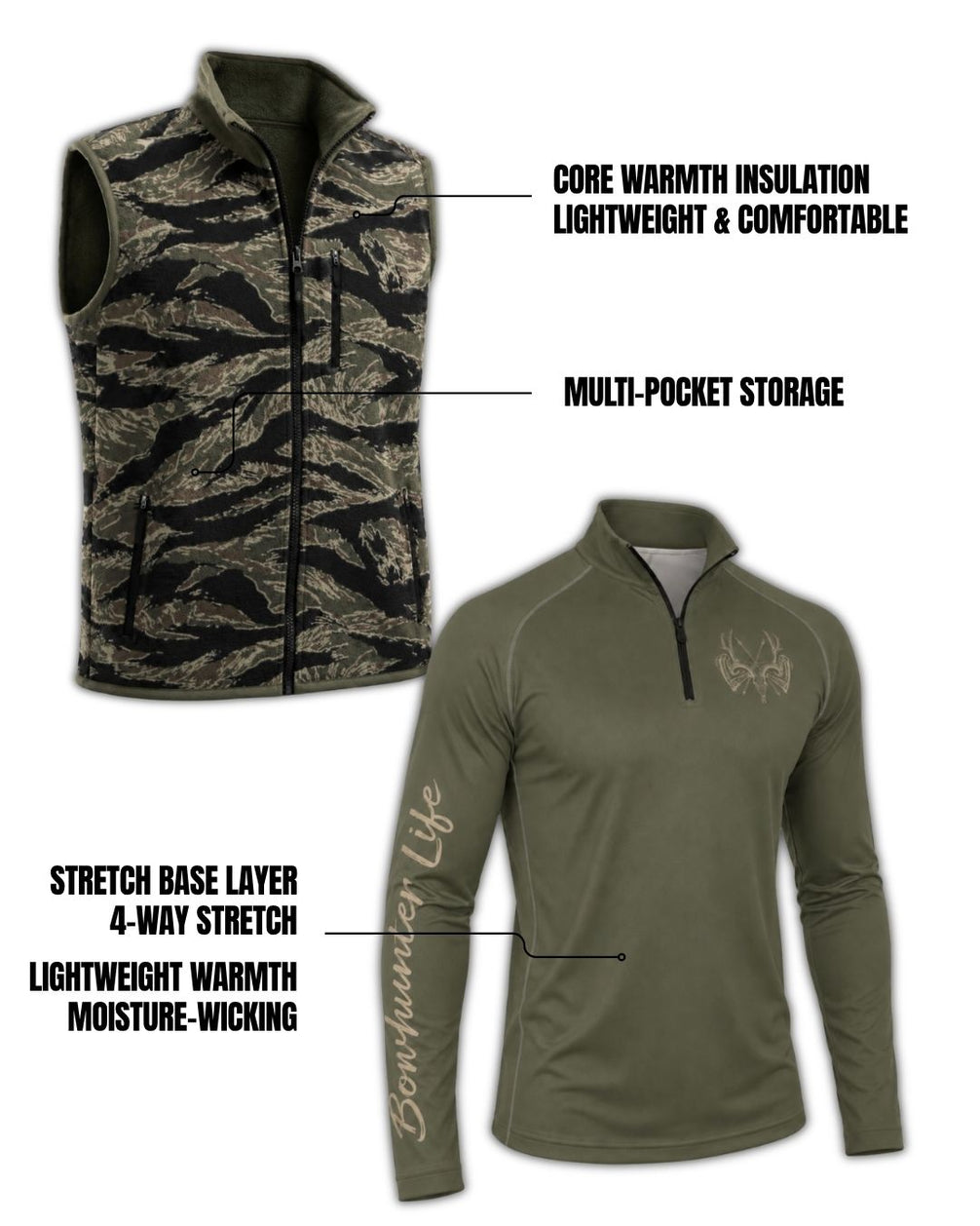 Bowhunter Life Camo Layering Series