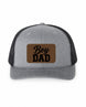 Boy Dad Trucker Hat with Leather Patch