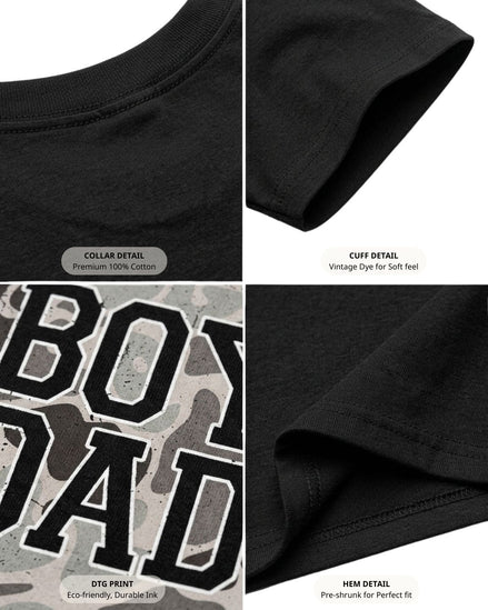 Boy Dad Camouflage T-shirt
