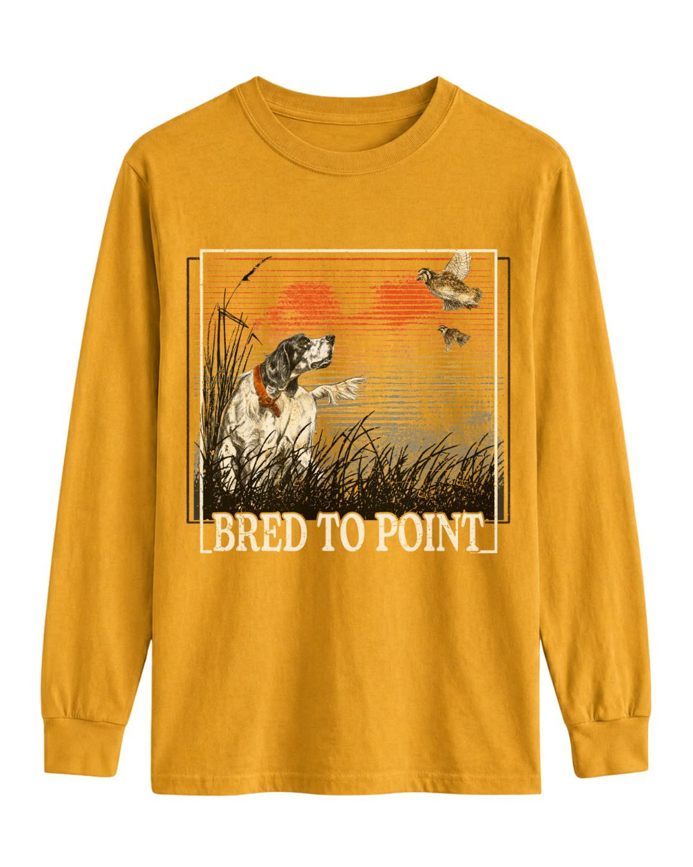 Bred To Point Long-sleeve - Gold