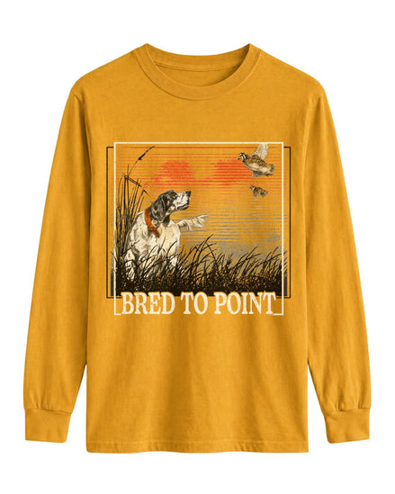 Bred To Point Long-sleeve - Gold