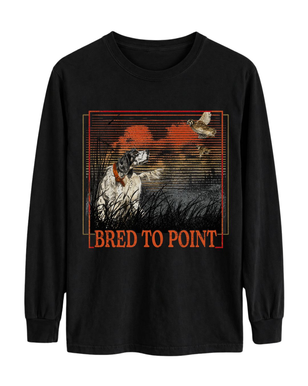 Bred To Point Long-sleeve - Black