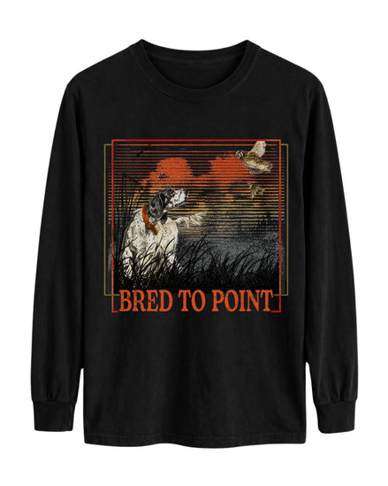 Bred To Point Long-sleeve - Black