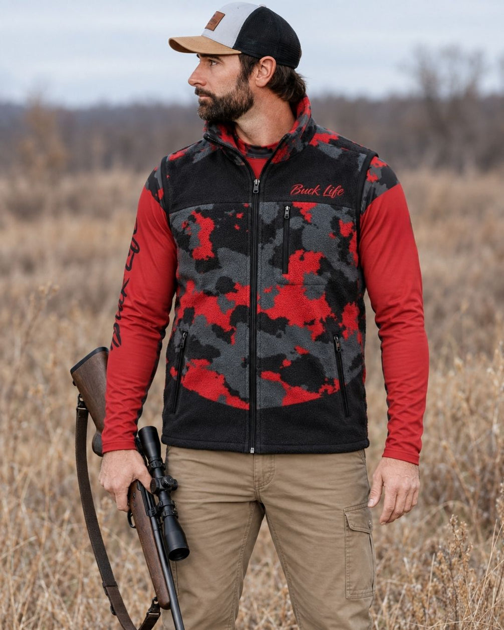 Combo detail - Buck Life Christmas Camo Layering Series