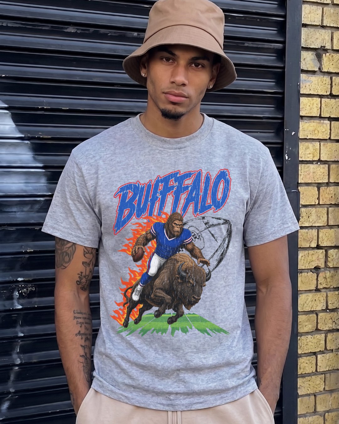 Buffalo Phantom Inferno Football T-shirt
