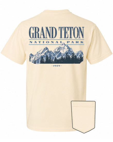 The 1929 Teton Heritage POCKET Tee