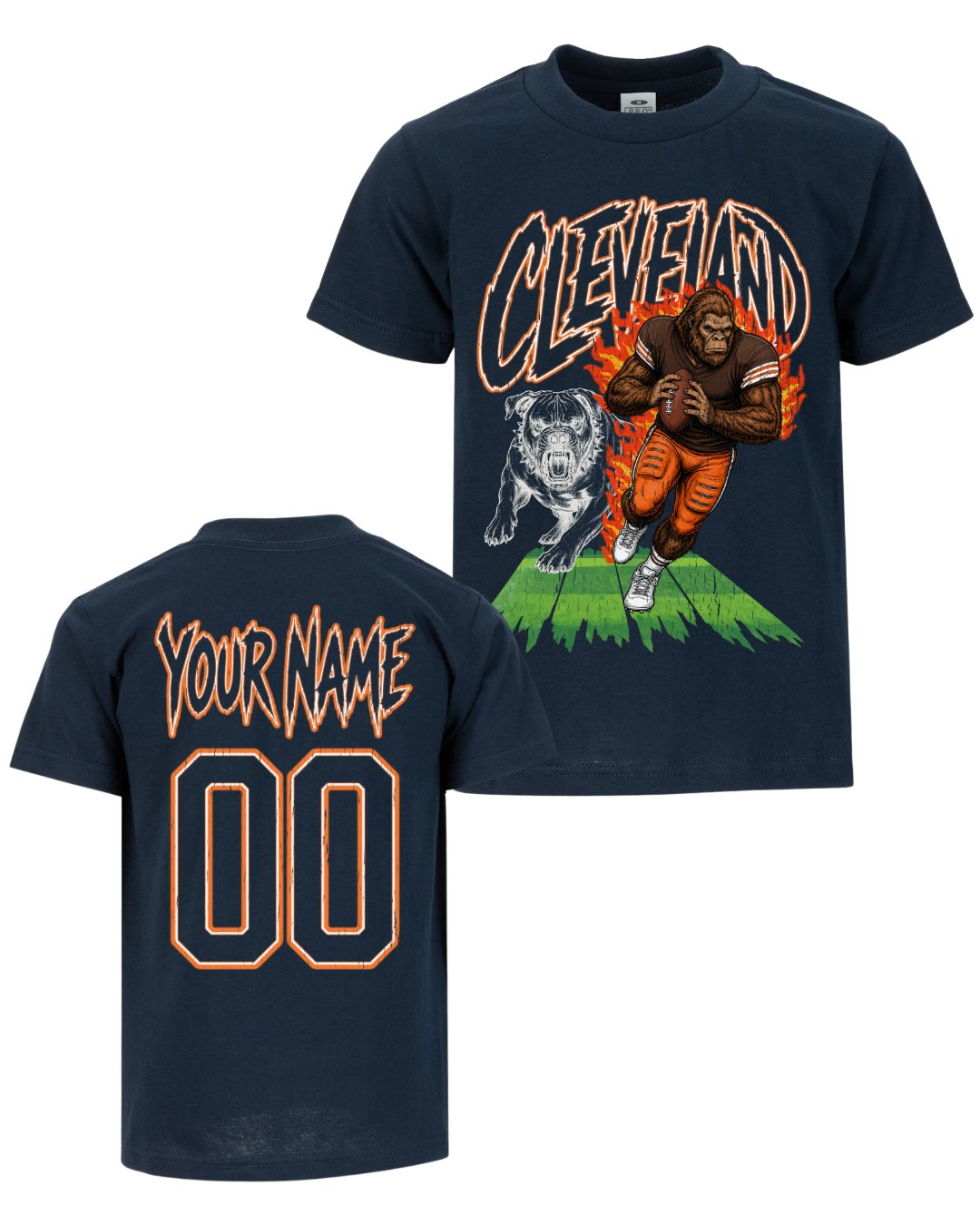 Personalized Cleveland Phantom Inferno Football T-shirt