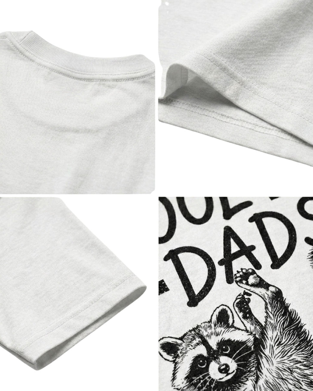 Cool Dads Club Raccoon T-shirt