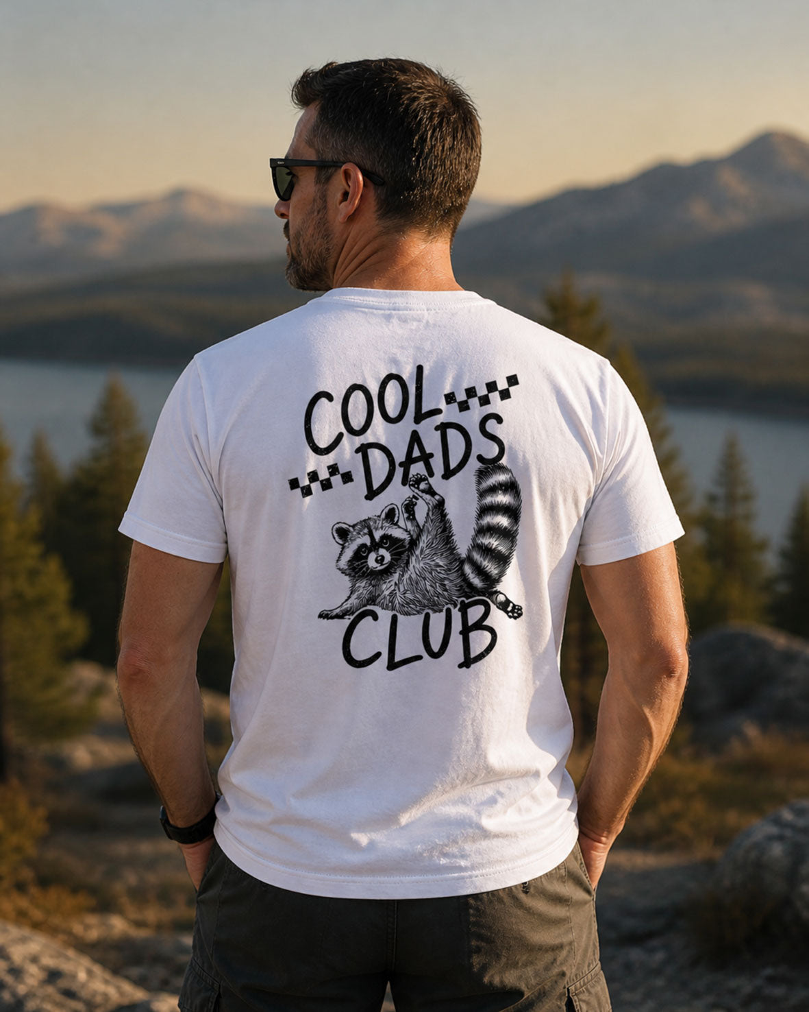 Cool Dads Club Raccoon T-shirt
