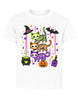 Cute Skeleton Cats Halloween Youth T-Shirt