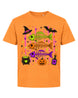 Cute Skeleton Fishs Halloween Youth T-Shirt