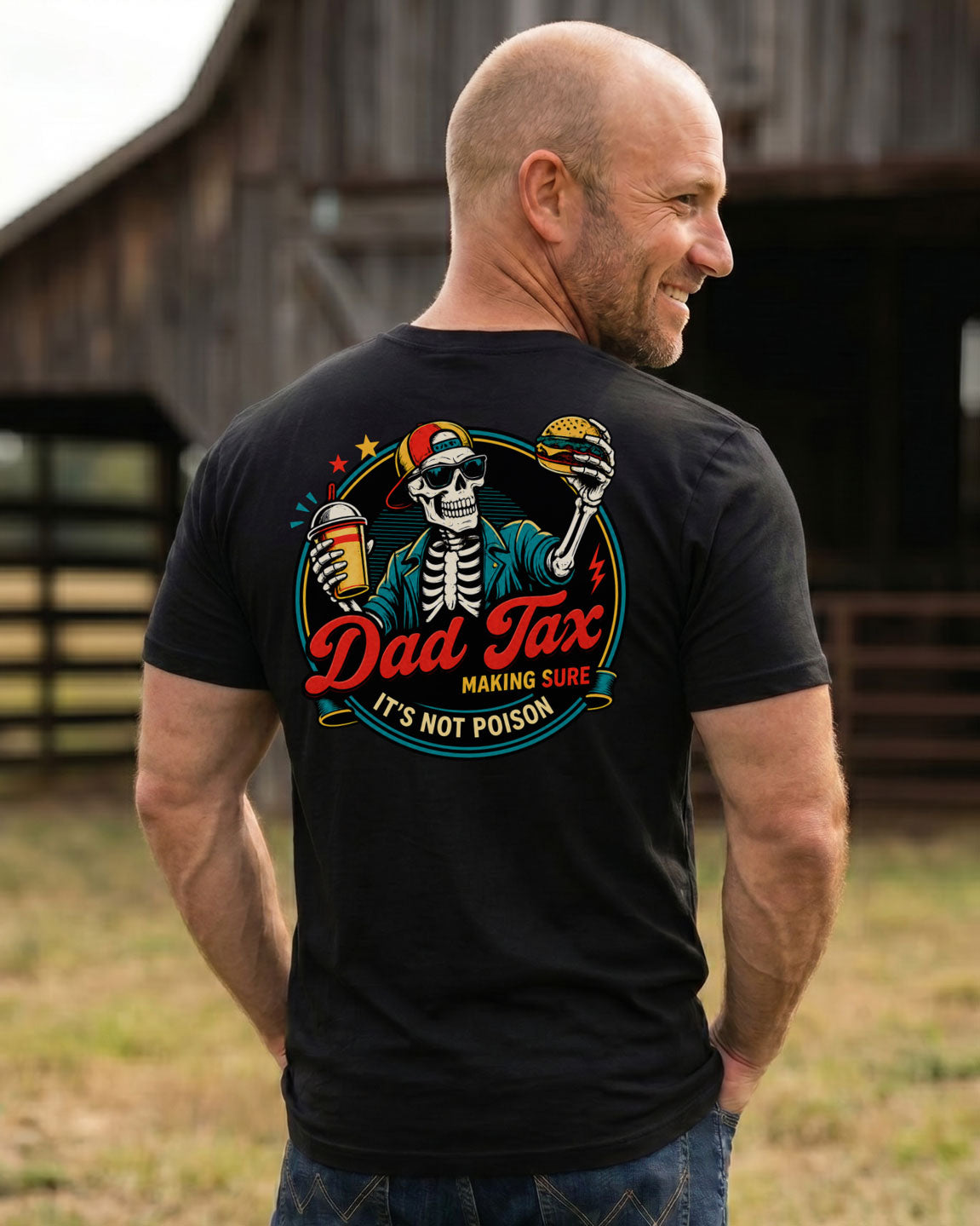Dad Tax Skeleton T-Shirt