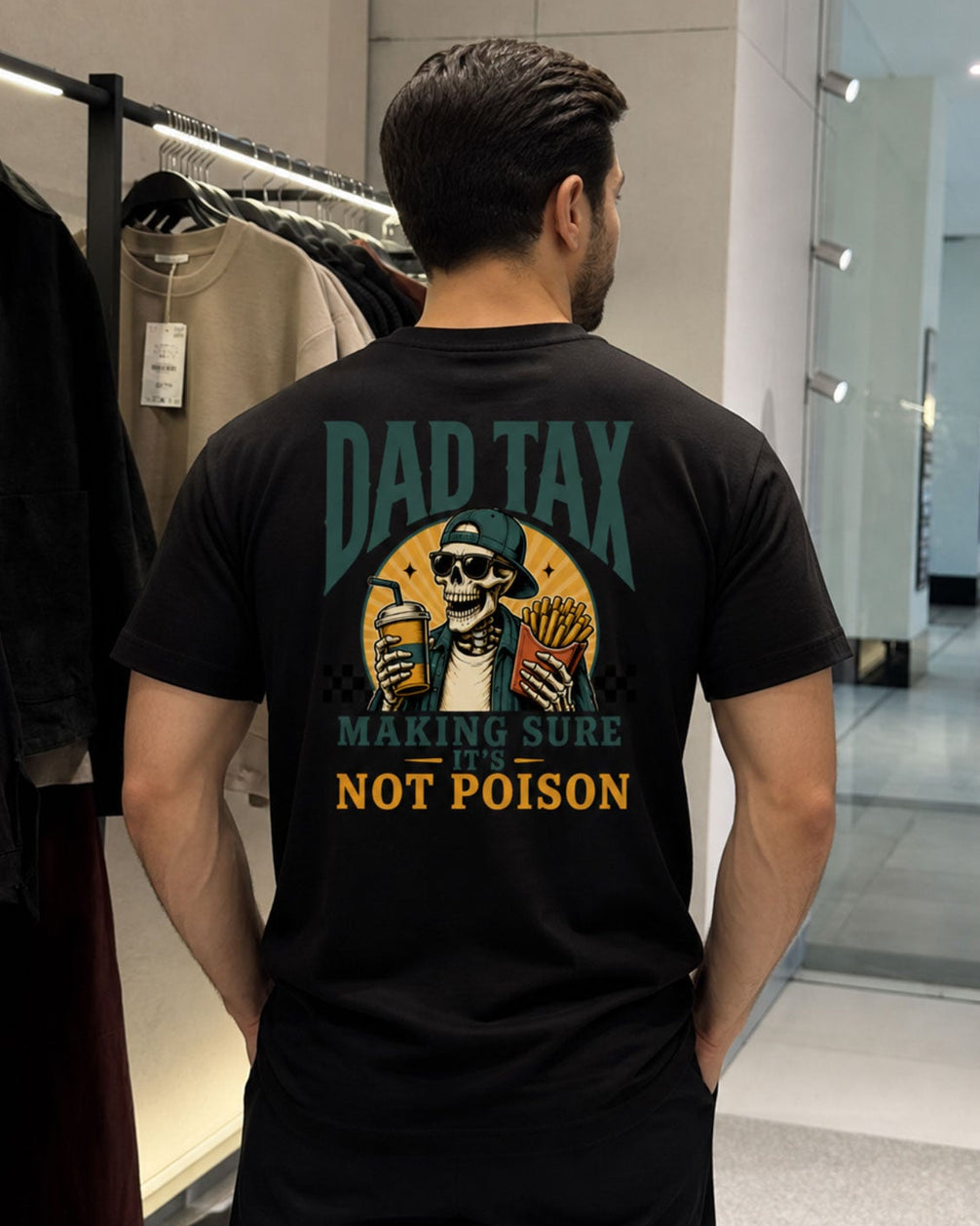 Dad Tax Skeleton T-Shirt