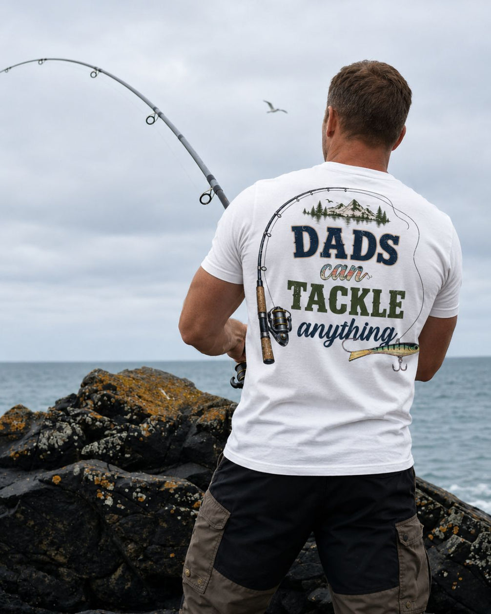 Dads Can Tackle Anything T-shirt