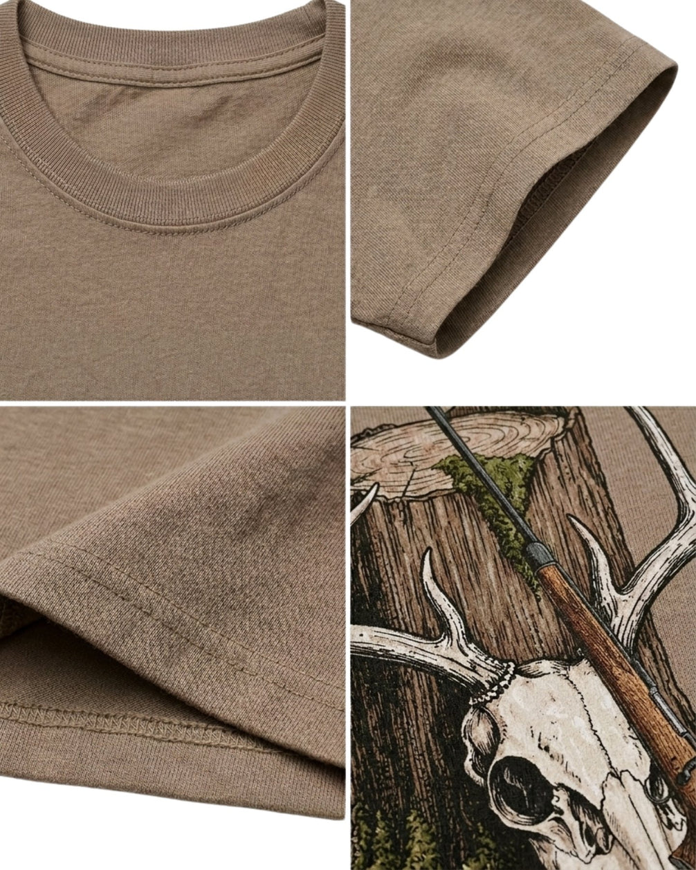 Deer Hunting Skull T-shirt