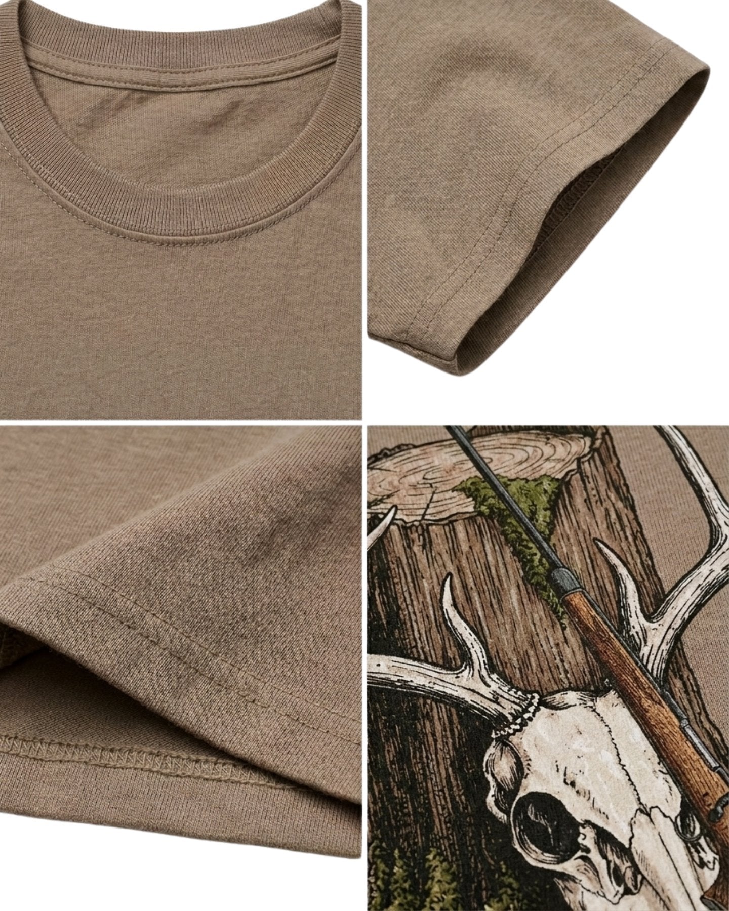 Deer Hunting Skull T-shirt