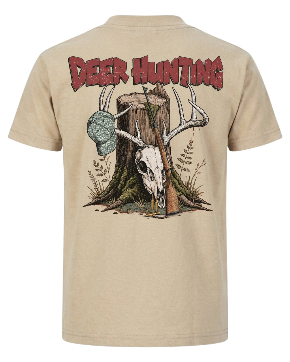 Deer Hunting Skull T-shirt