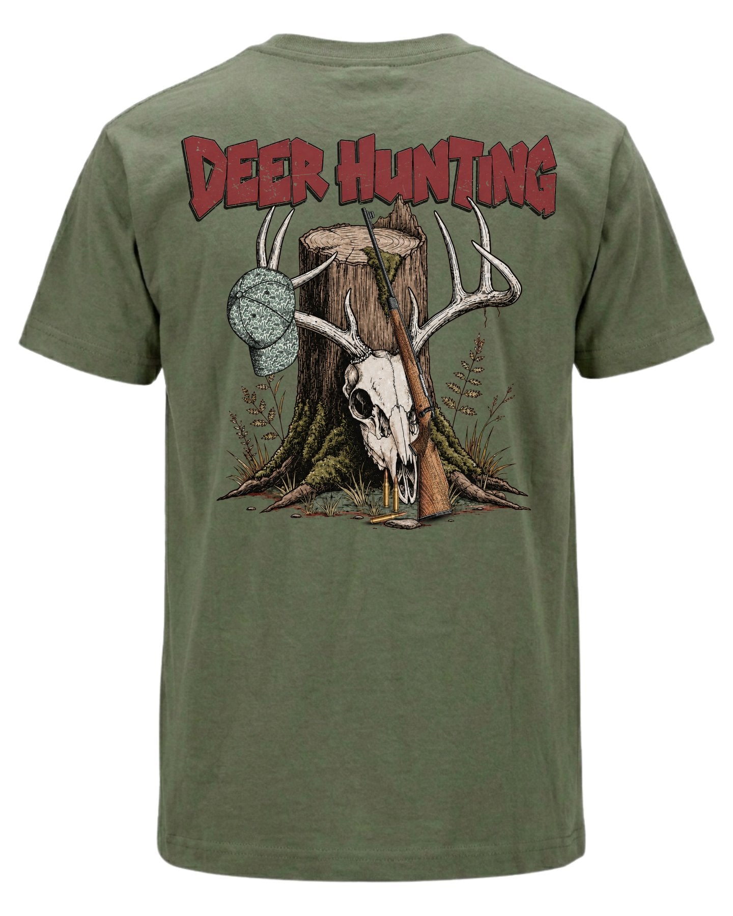 Deer Hunting Skull T-shirt