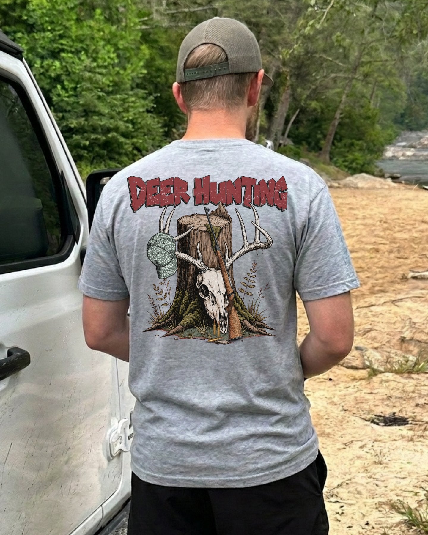 Deer Hunting Skull T-shirt