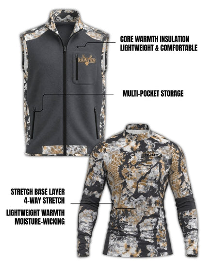 Combo detail - Deer Hunter Camo Layering Series