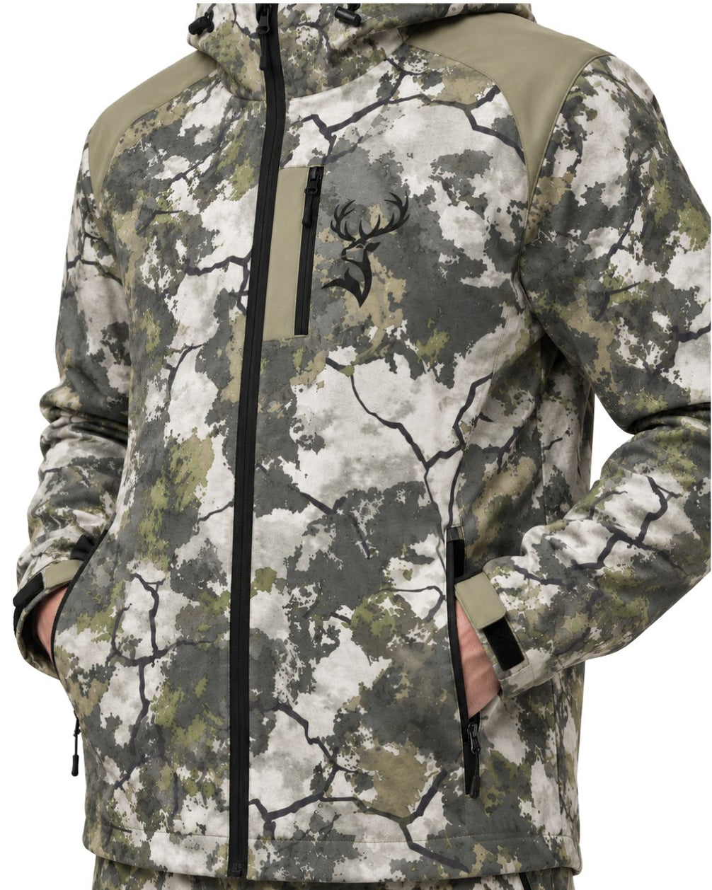 Deer Hunter Camo Water-Resistant Jacket