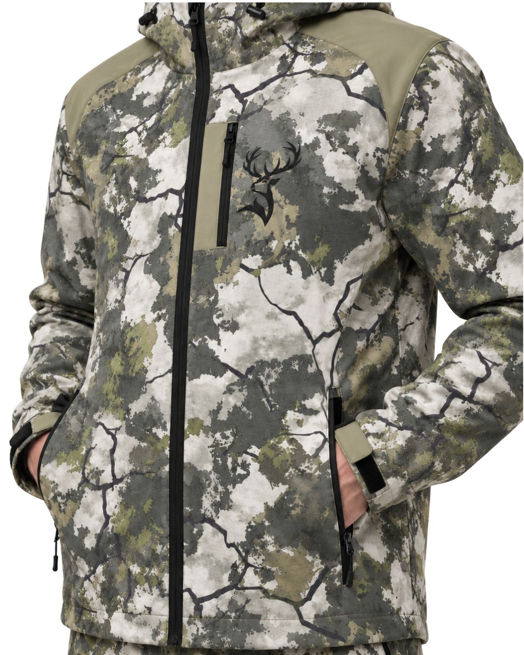 Deer Hunter Camo Water-Resistant Jacket