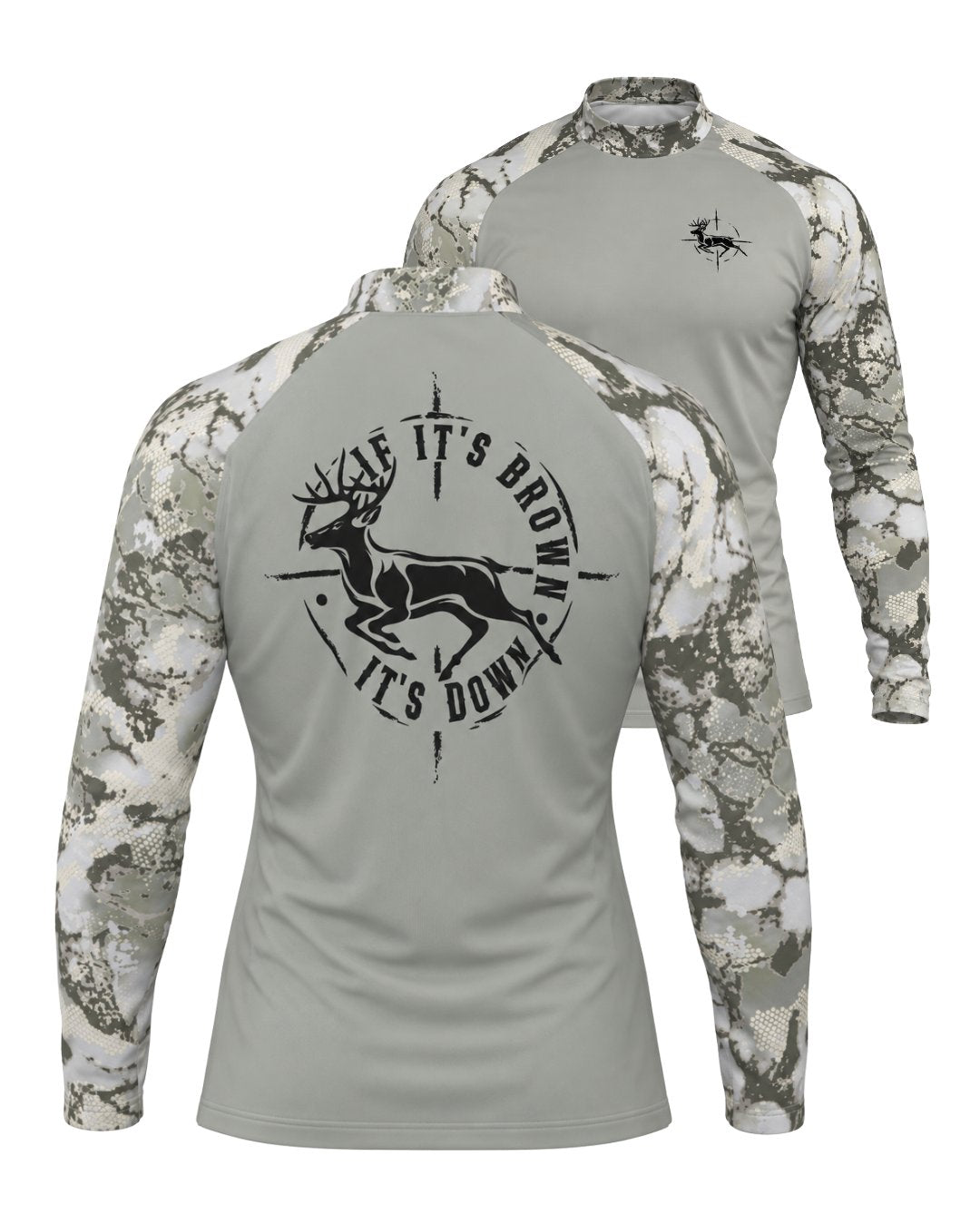 Long-Sleeve Turtleneck - Deer Hunts Camo Layering Series