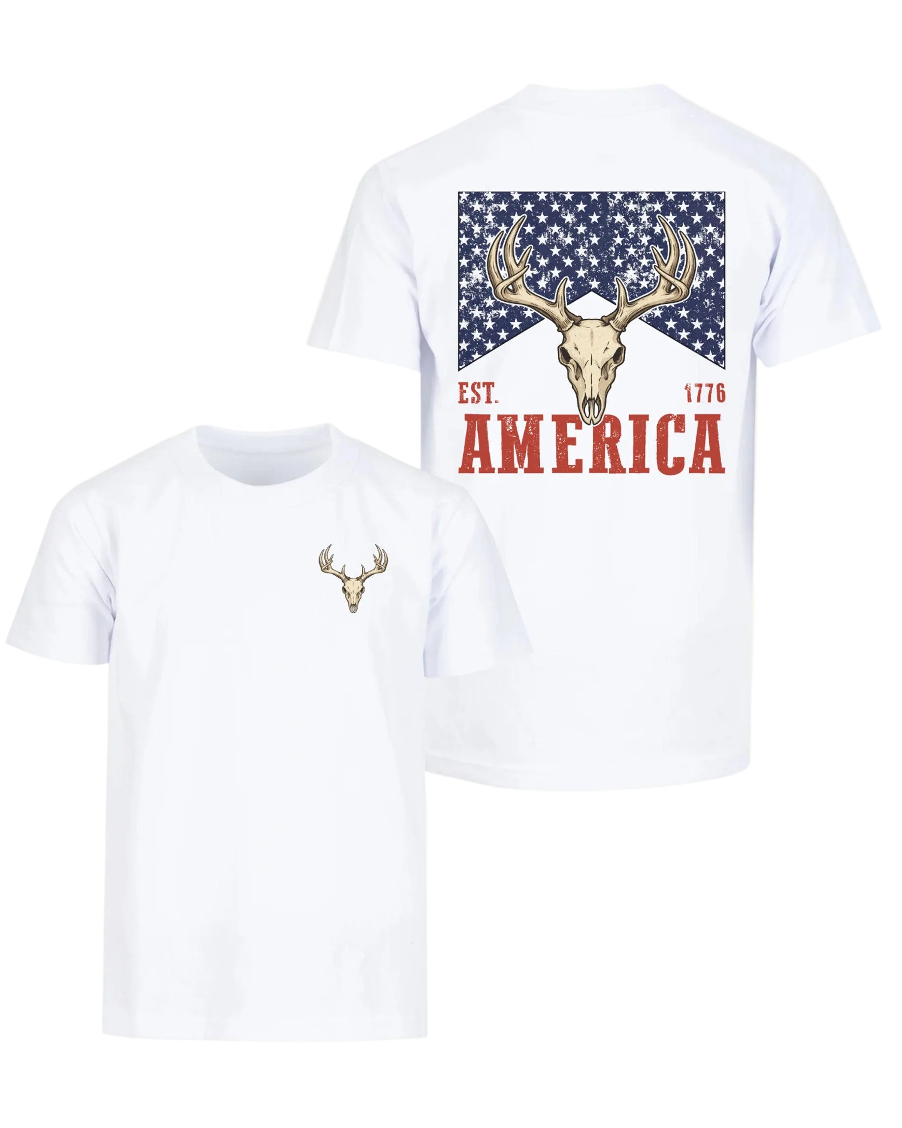 Deer Skull EST.1776 T-shirt