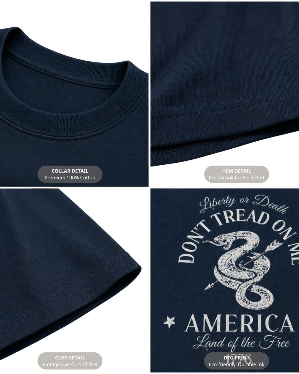 Don't Tread On Me Snake T-shirt