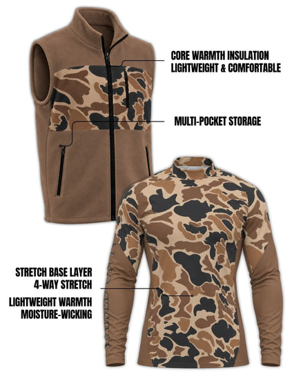 Combo detail - Duck Dog Camo Layering Series