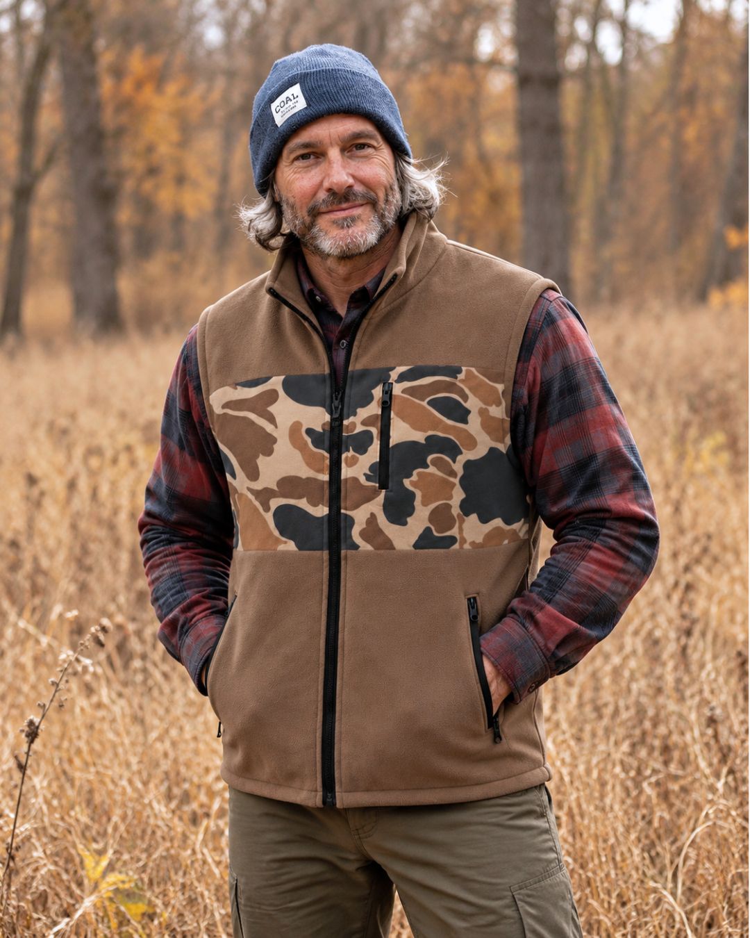 Vest detail - Duck Dog Camo Layering Series