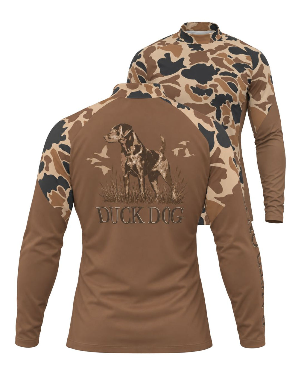 Long-Sleeve Turtleneck - Duck Dog Camo Layering Series