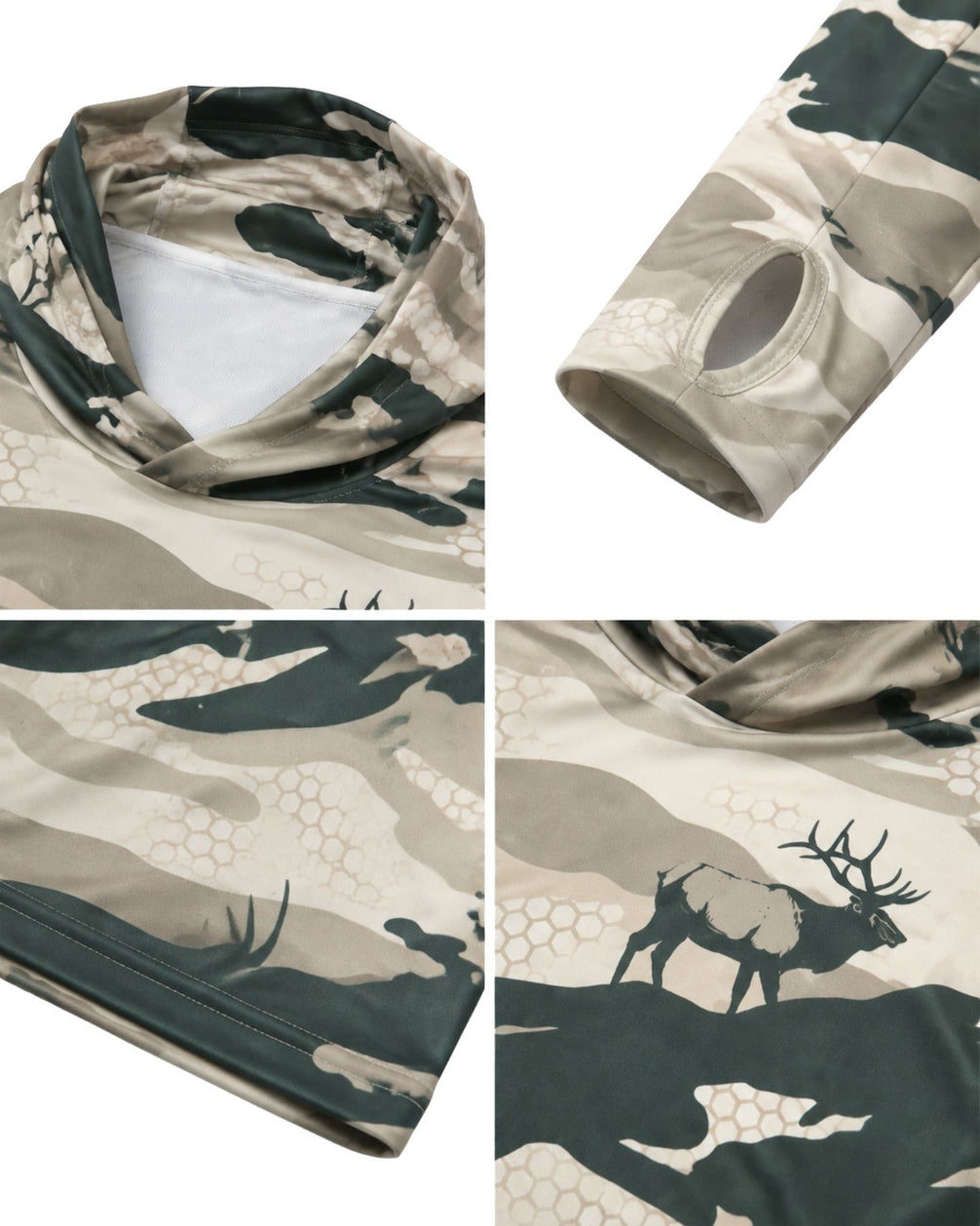 Elk-Aholic Sun Protection Hoodie